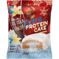 FitKit EXTRA Protein Cake 70г ледяная кола - ваниль