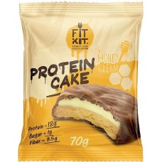 FitKit Protein Cake 70г медовый крем