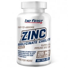 Be First - Zinc Bisglycinate Chelate (120табл 120 порций)