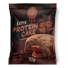 FitKit EXTRA Protein Cake 70г тройной шоколад