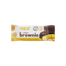 Protein Rex - Chocolate Brownie (50г) банановое с коллагеном