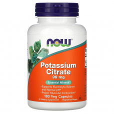 NOW - Potassium Citrate(Калий) (340г 243 порций)