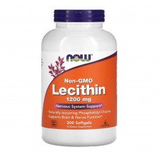 NOW - Lecithin Соевый Non-GMO (200кап 66 порций)