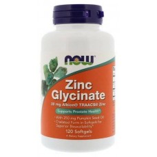 NOW - Zinc Glycinate (120кап 120 порций)