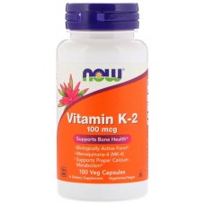 NOW - Vitamin K-2 (100кап 100 порций)