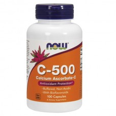 NOW - C-500 Calcium Ascorbate (100капс 100 порций)