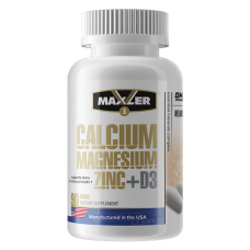 Maxler - Calcium-Magnesium-Zinc+D3 (90табл 30 порций)