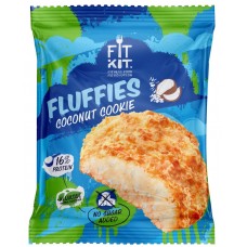 FitKit - Fluffies (30г) кокосовое печенье